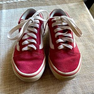 Little girls Vans shoes